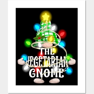 The Vegetarian Gnome Christmas Matching Family Shirt Posters and Art